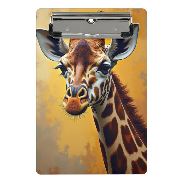 Giraffe  mini clipboard (Front)