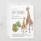 Giraffe Mom Baby Safari Gender-Neutral Baby Shower