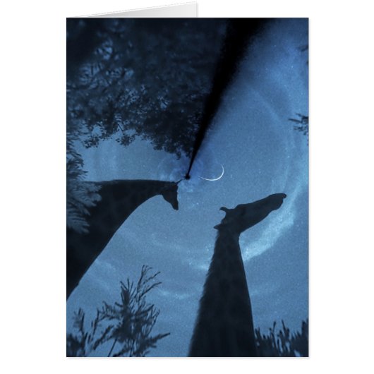 Giraffe Moon Cards (Front)