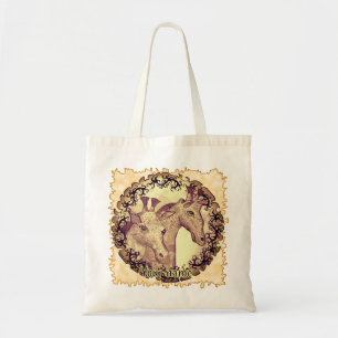 Giraffe Moon Tote Bag
