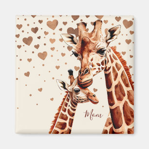 Giraffe Mothers Day, Happy Mother's Day Magnet