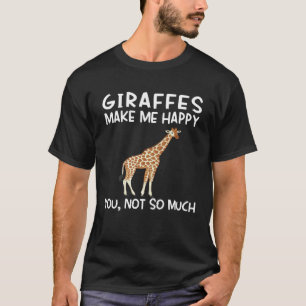 Giraffe Motive for all  of Animal & Zoo Giraffe T-Shirt