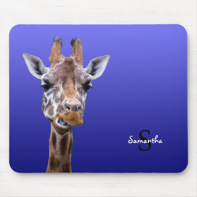 Giraffe Mouse Mouse Pad (Front)