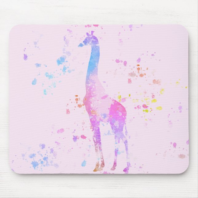 Giraffe Mouse Pad (Front)