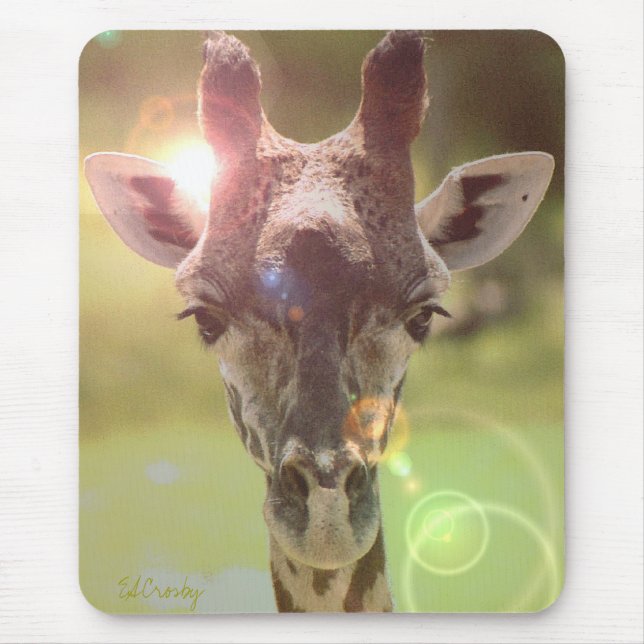 Giraffe Mouse Pad (Front)