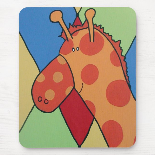 Giraffe Mouse Pad (Front)