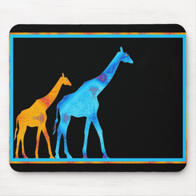 Giraffe Mouse Pad (Front)