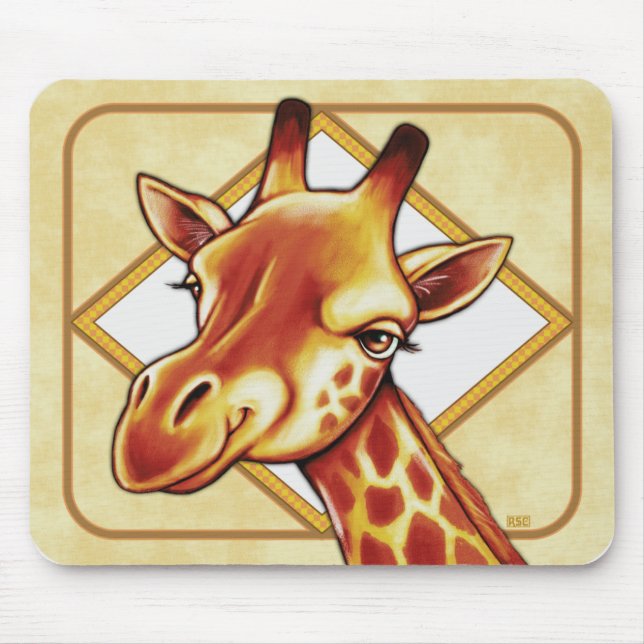 Giraffe Mouse Pad (Front)