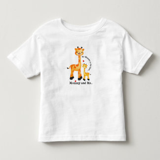 Giraffe Mum and Calf Toddler T-shirt