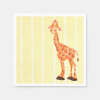Giraffe - Napkins by marainey1 at Zazzle