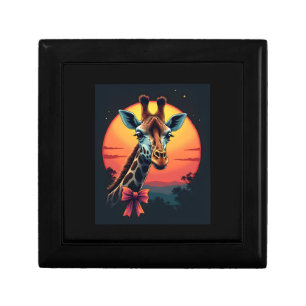 Giraffe Neck Like a Rollercoaster Run Funny Retro  Gift Box