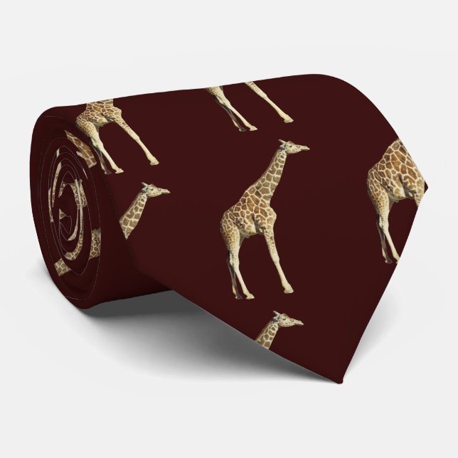 Giraffe Neck Tie (Rolled)