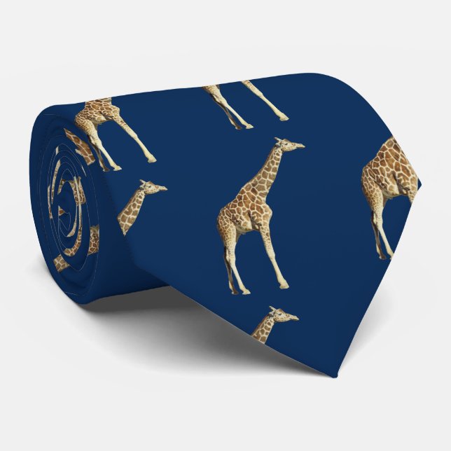 Giraffe Neck Tie (Rolled)