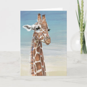 Giraffe Note Card