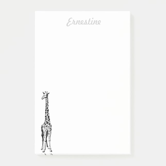 Giraffe Notes - personalized (Front)