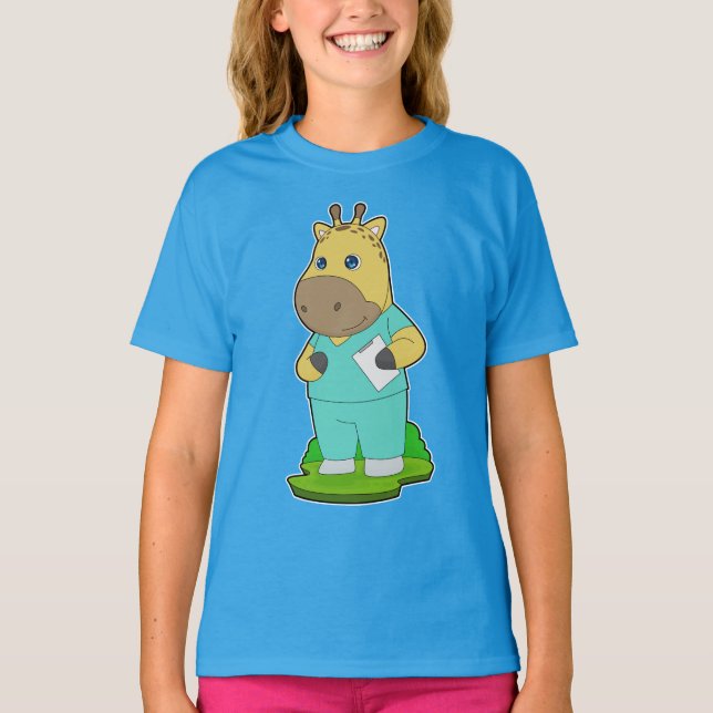 Giraffe Nurse T-Shirt (Front)