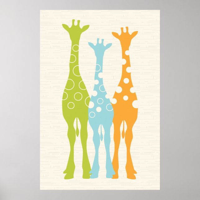 Giraffe Nursery Print (Front)