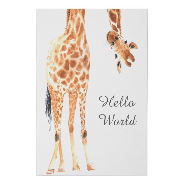 Giraffe Nursery Print (Front)