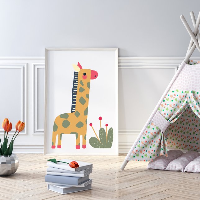 Giraffe Nursery Room Poster (Creator Uploaded)