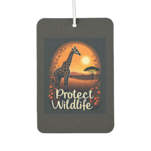 Giraffe of the Savanna Tank Top Air Freshener