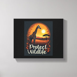 Giraffe of the Savanna Tank Top Canvas Print
