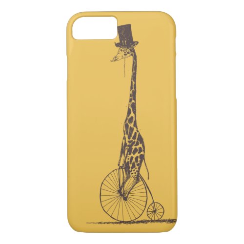 Giraffe on a Bicycle iPhone 87 Case