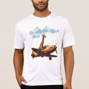 Giraffe on a plane T-Shirt