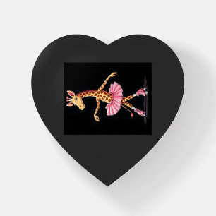 Giraffe On Roller Skates In Pink Tutu Tank Top Paperweight
