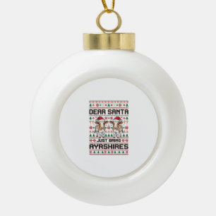 Giraffe on Skateboard Rainbow Vintage Shirt Design Ceramic Ball Christmas Ornament