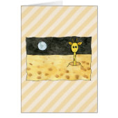 Giraffe on the Moon. (Front)
