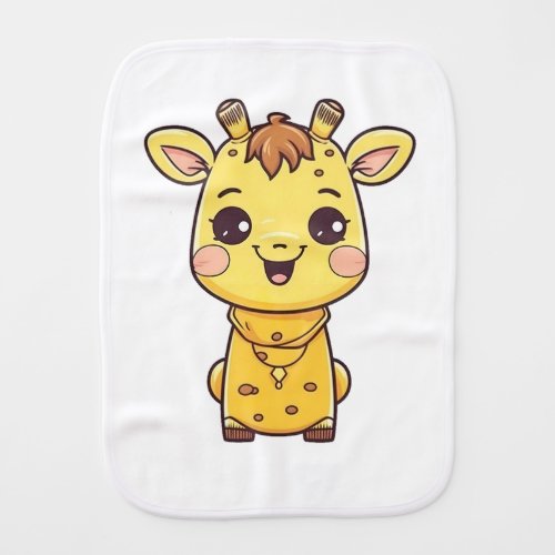 Giraffe one_piece  baby burp cloth