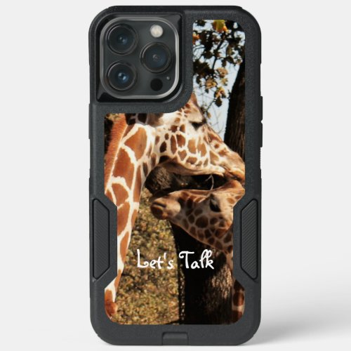 Giraffe Otter Box iPhone 13 Cases