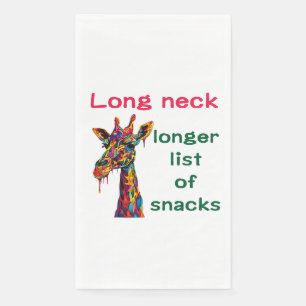 Giraffe Paper Guest Towels