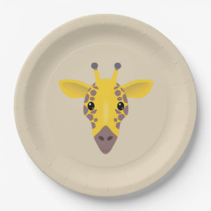 Giraffe Paper Plates
