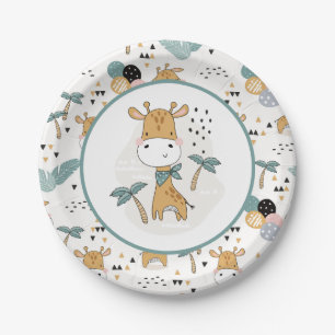 Giraffe Paper Plates