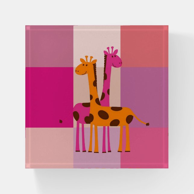 Giraffe Paperweight (Front)