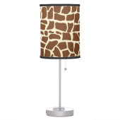 Giraffe pattern animal print table lamp (Left)