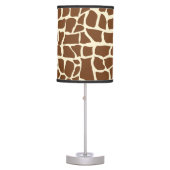Giraffe pattern animal print table lamp (Front)