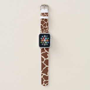 Giraffe pattern apple watch band