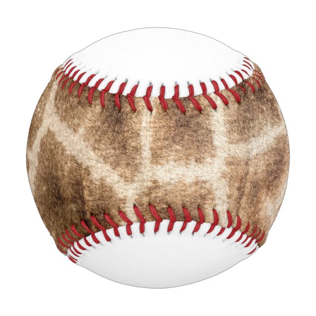 Giraffe pattern baseball (Front)