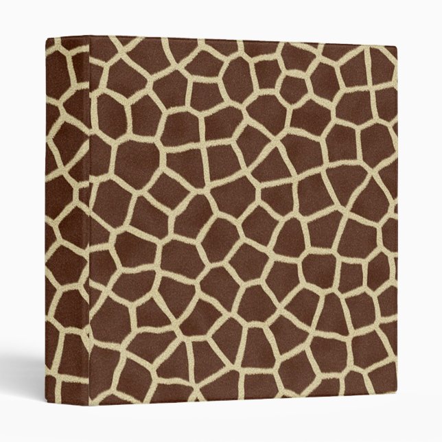 Giraffe Pattern Binder (Front/Spine)