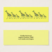 Giraffe Pattern Bookmarks (Front & Back)