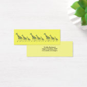 Giraffe Pattern Bookmarks (Desk)