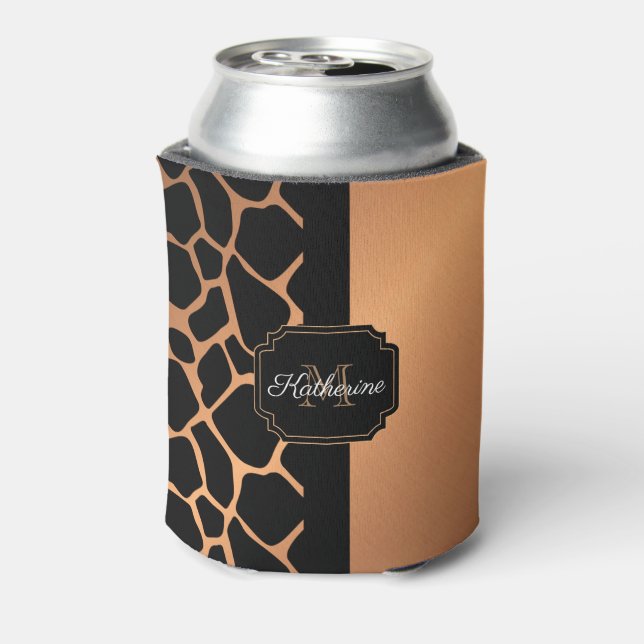 Giraffe Pattern Can Cooler (Can Back)