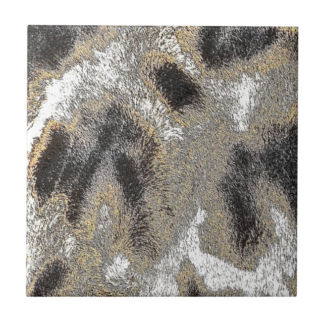 GIRAFFE PATTERN CERAMIC TILE (Front)
