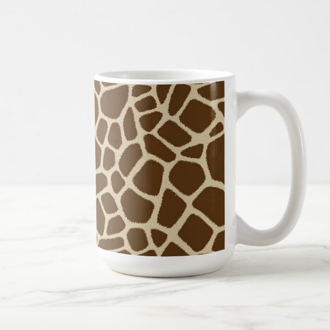 Giraffe Pattern Coffee Mug (Right)