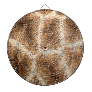 Giraffe pattern dart board
