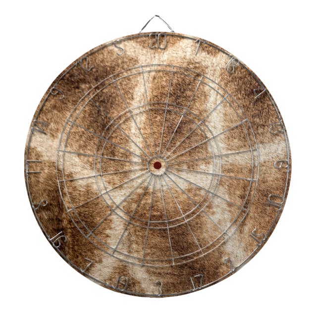 Giraffe pattern dart board (Front)