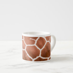 Giraffe pattern espresso cup