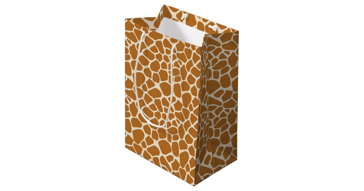 Giraffe Pattern Gift Bag | Zazzle